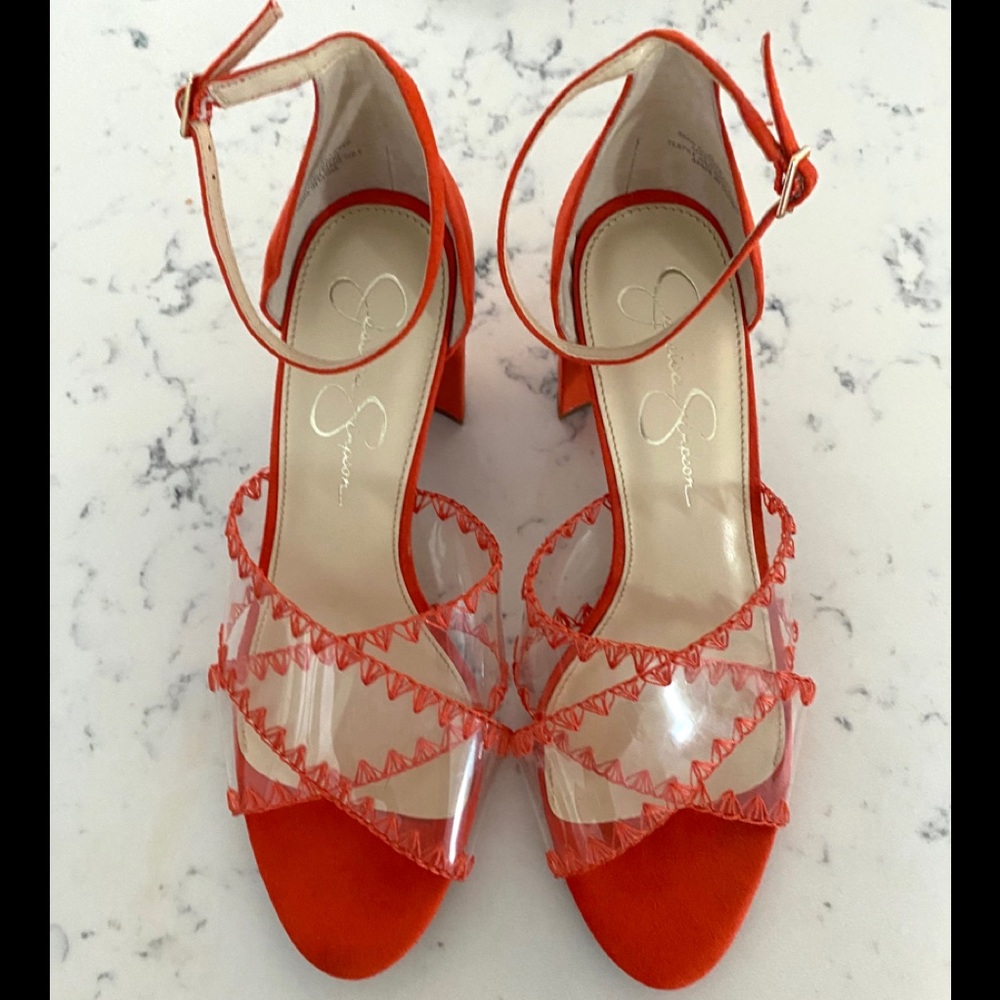 Jessica Simpson Orange Pumps